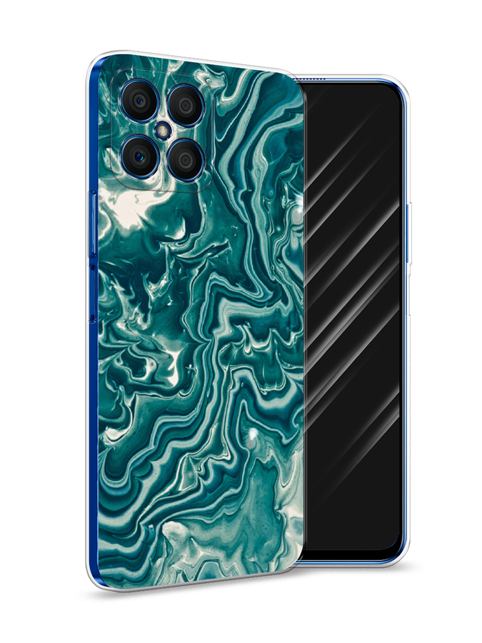 

Чехол Awog на Honor X8 "Минералы 4", Голубой, 6107650-3