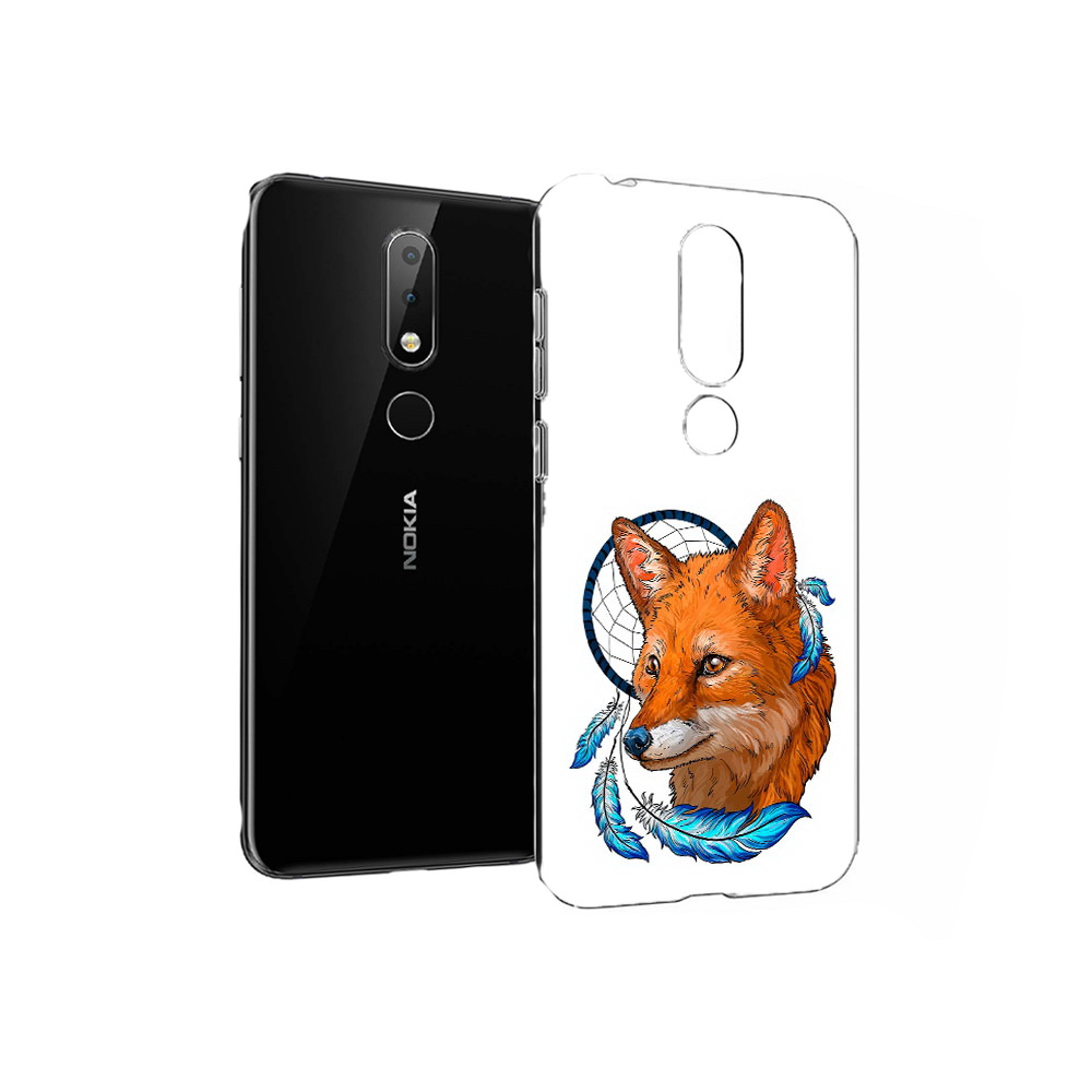 

Чехол MyPads Tocco для Nokia X6 лиса и ловец снов (PT115295.99.438), Прозрачный, Tocco