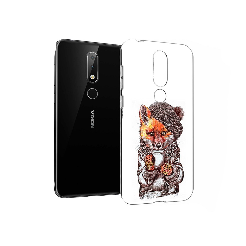 

Чехол MyPads Tocco для Nokia X6 лиса в шапке (PT115295.99.437), Tocco