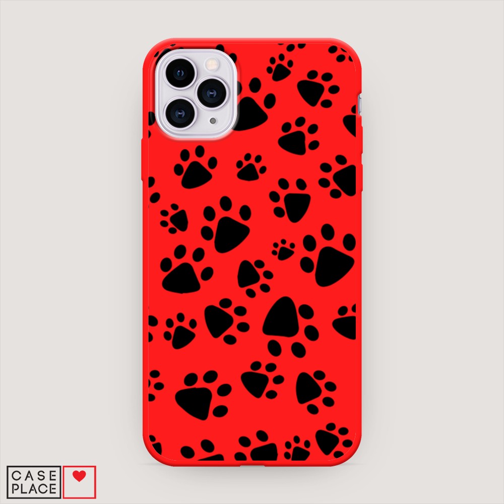 

Чехол Awog на Apple iPhone 11 Pro / Айфон 11 Pro "Лапки черные", Разноцветный, 12353-1