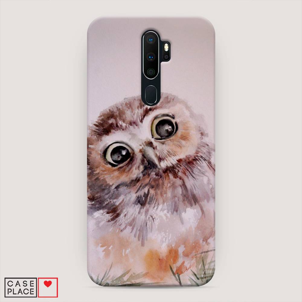 

Пластиковый чехол "Сова на розовом" на Oppo A5 (2020), 251320-1