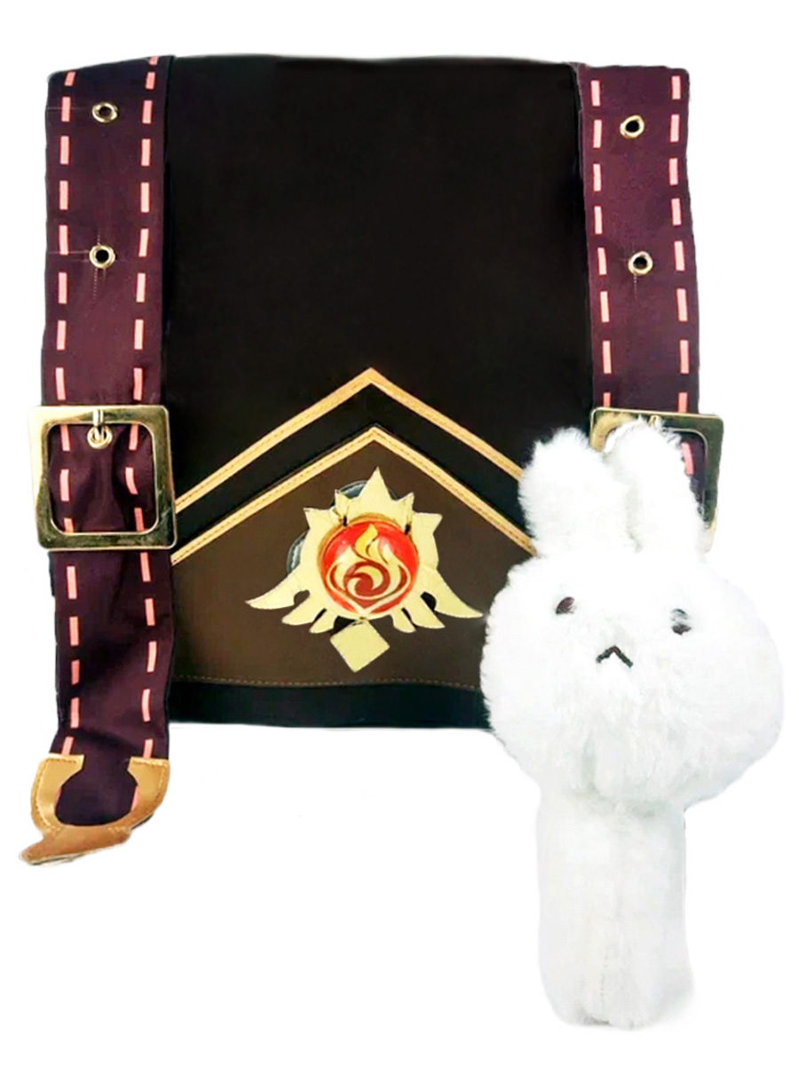 Декоративный рюкзак StarFriend Геншин Импакт Кли с брелком Genshin Impact 25x9x27см 6 л значок genshin sumeru the wanderer gen490