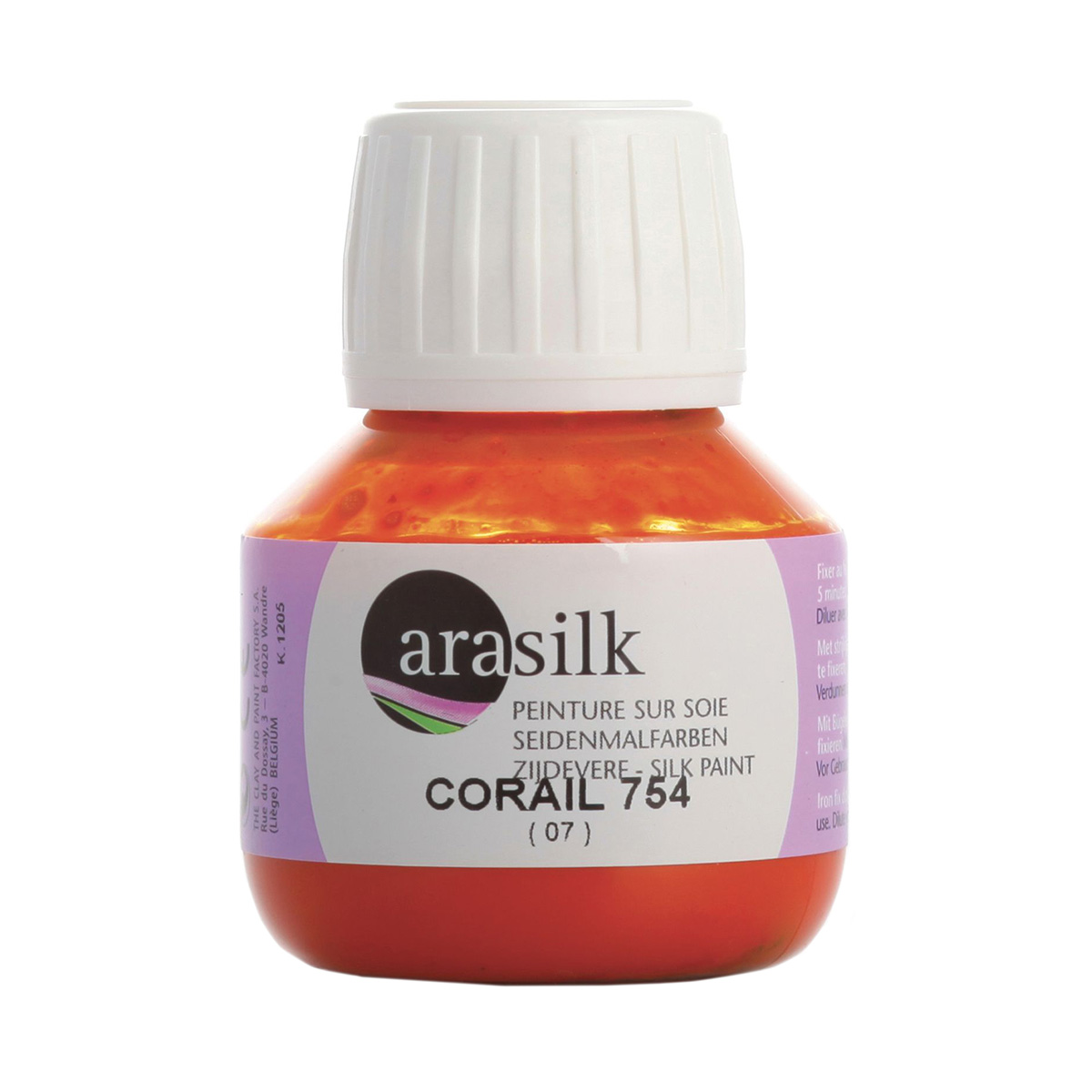 Краска для шелка H Dupont Arasilk, DU0170050, 50 мл (754 коралловый)