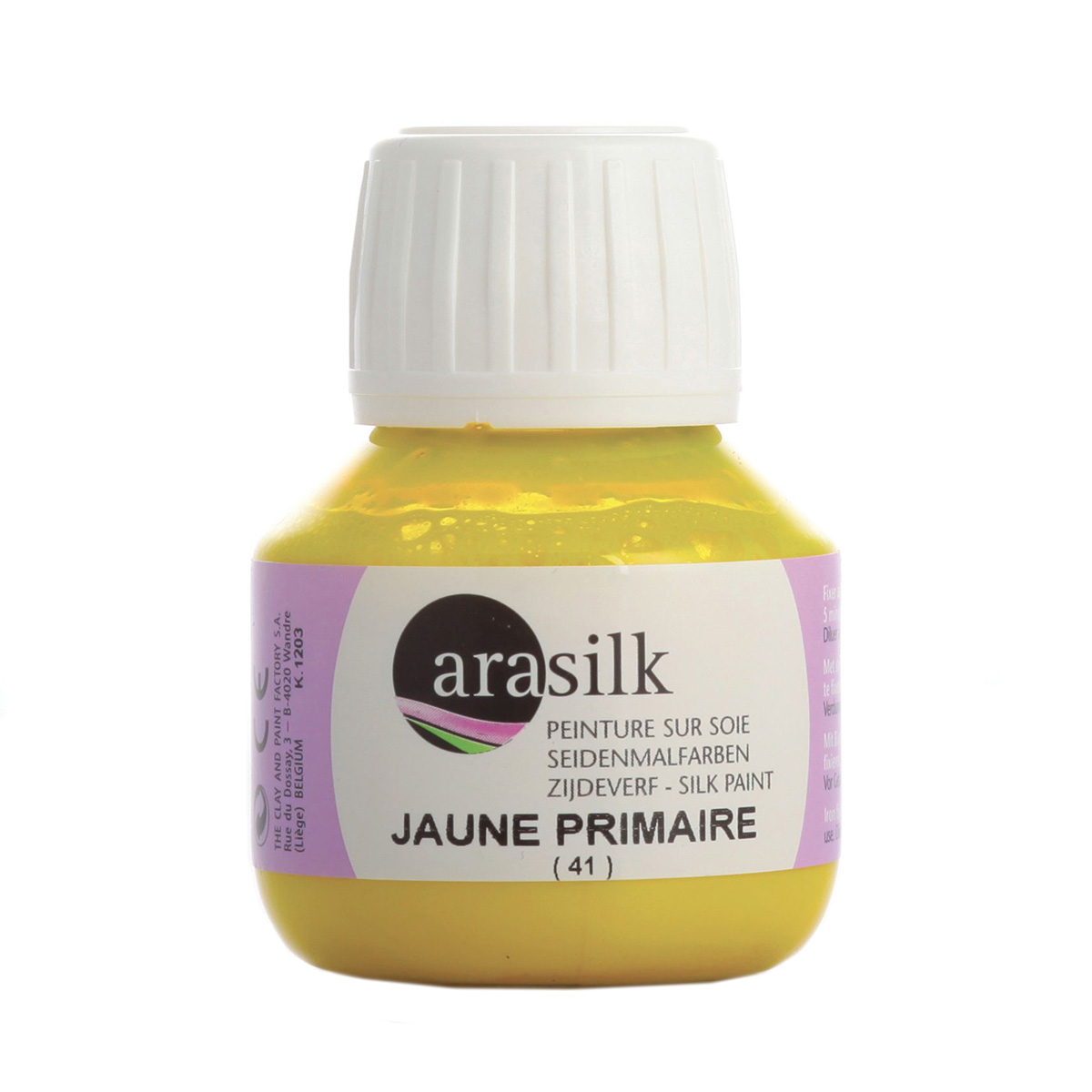 фото Краска для шелка h dupont arasilk, du0170050, 50 мл (717 желтый)