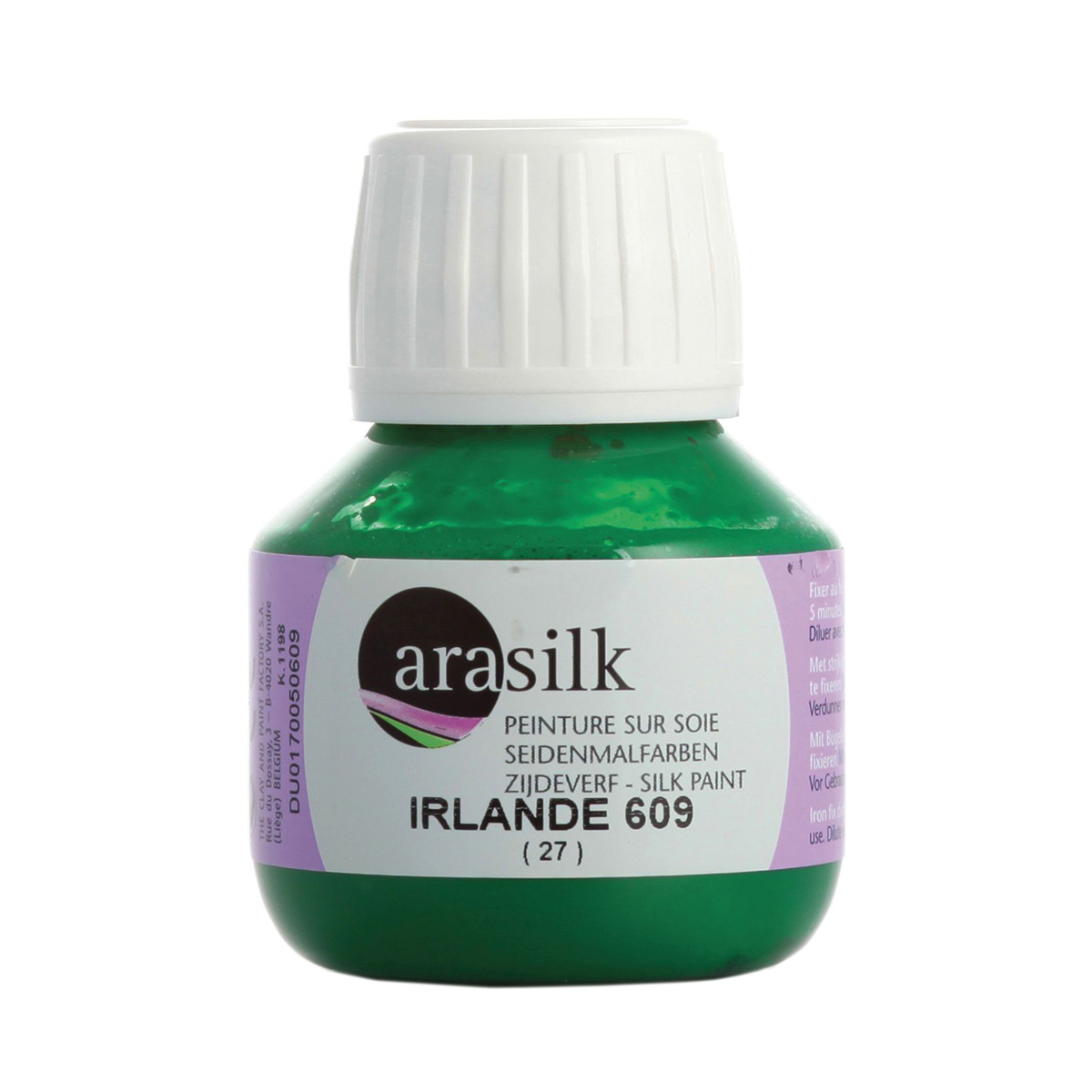 

Краска для шелка H Dupont Arasilk, DU0170050, 50 мл (609 ирландский зеленый), 7732936