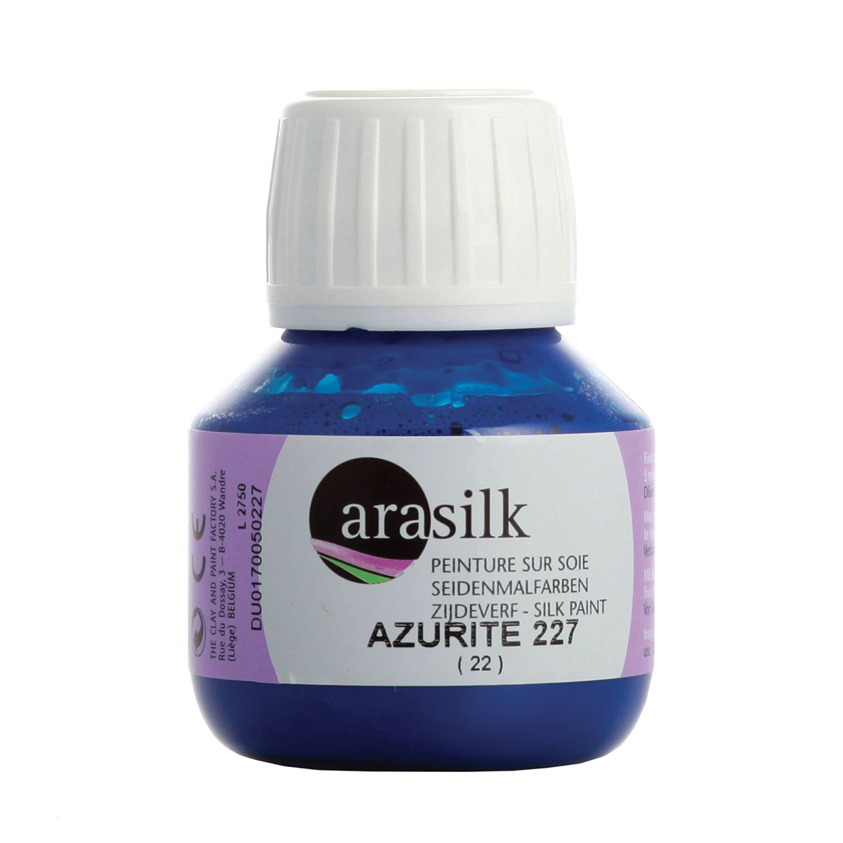

Краска для шелка H Dupont Arasilk, DU0170050, 50 мл (227 азурит), Синий, 7732936
