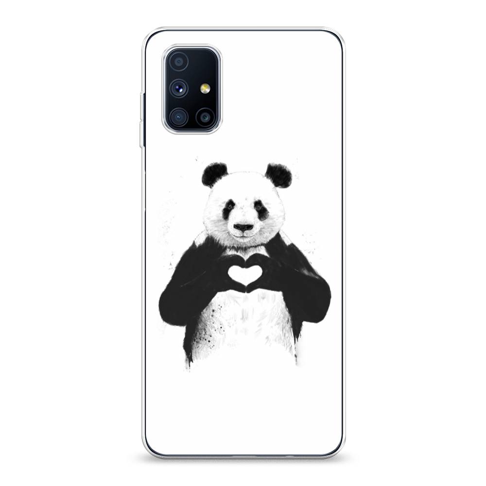

Чехол Awog на Samsung Galaxy M51 / Самсунг M51 "Панда love", Разноцветный, 2101550-10