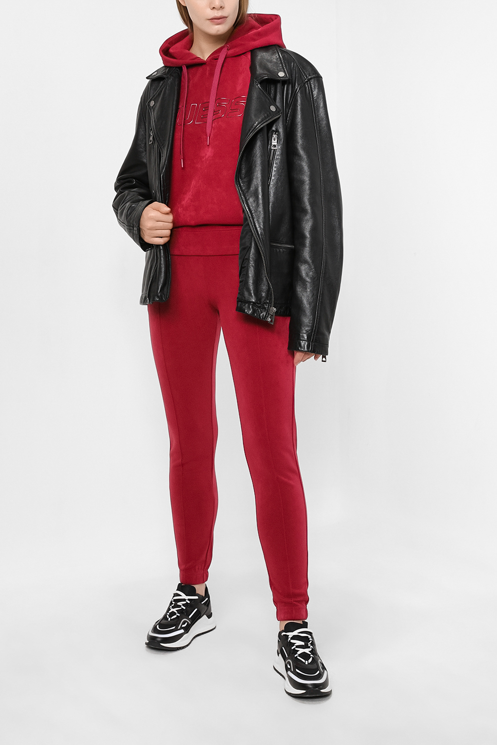 

Спортивные брюки женские Guess V2BB03 KBC00 красные L, V2BB03 KBC00