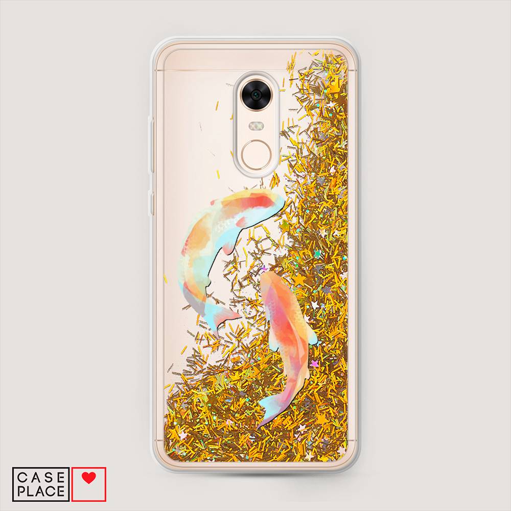 

Чехол Awog на Xiaomi Redmi 5 Plus "Акварельные карпы", 33190-1