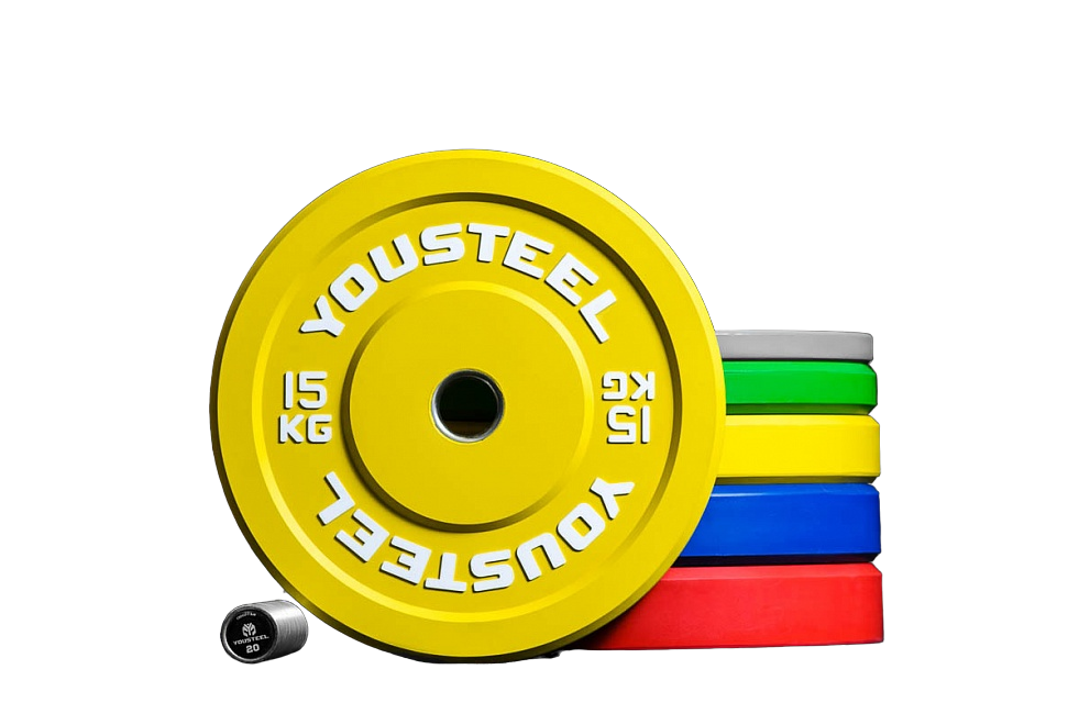 

Диски для штанги каучуковые Yousteel желтый 15 кг, желтый 15 кг
