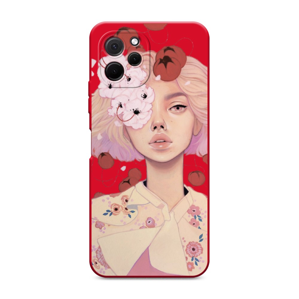 

Чехол Awog на HuaweI Nova Y61 "Цветочная анархия", Бежевый;розовый;красный, 6120053-1