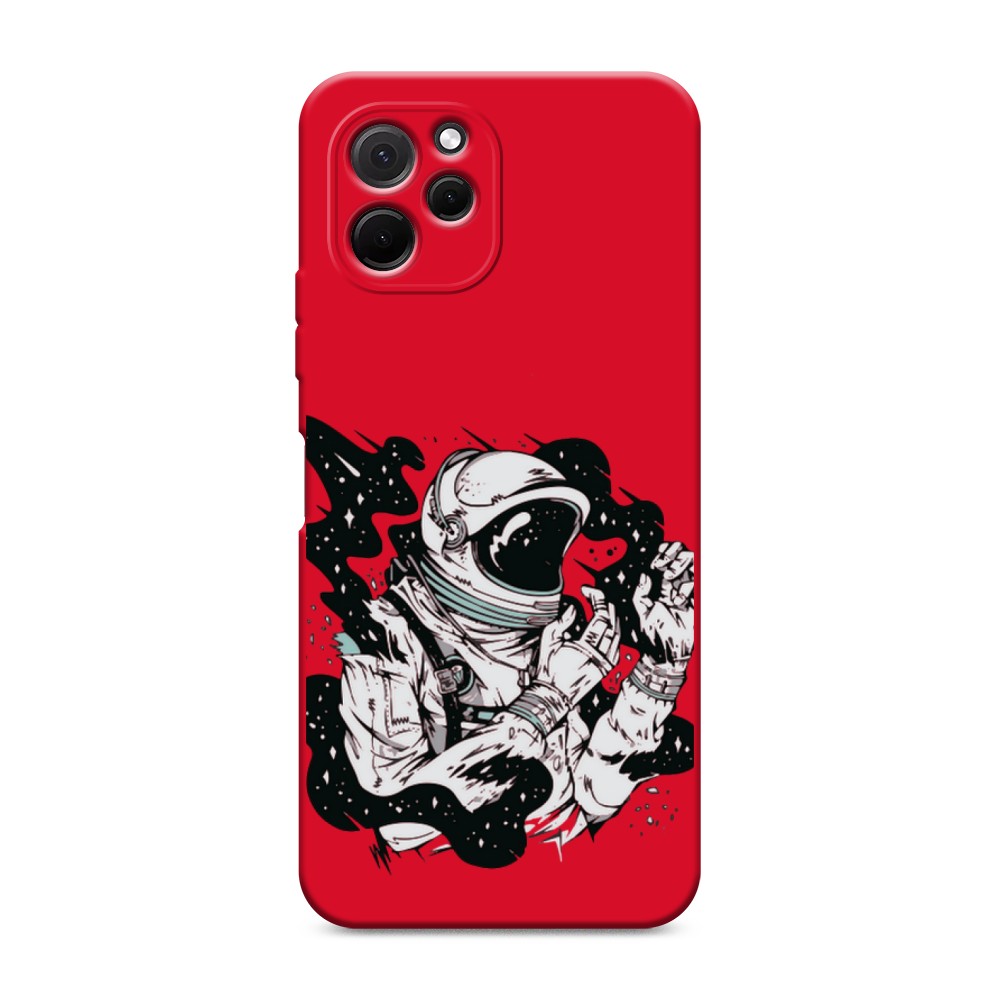

Чехол Awog на HuaweI Nova Y61 "Космонавт арт", Черный;бежевый;белый, 6120053-1