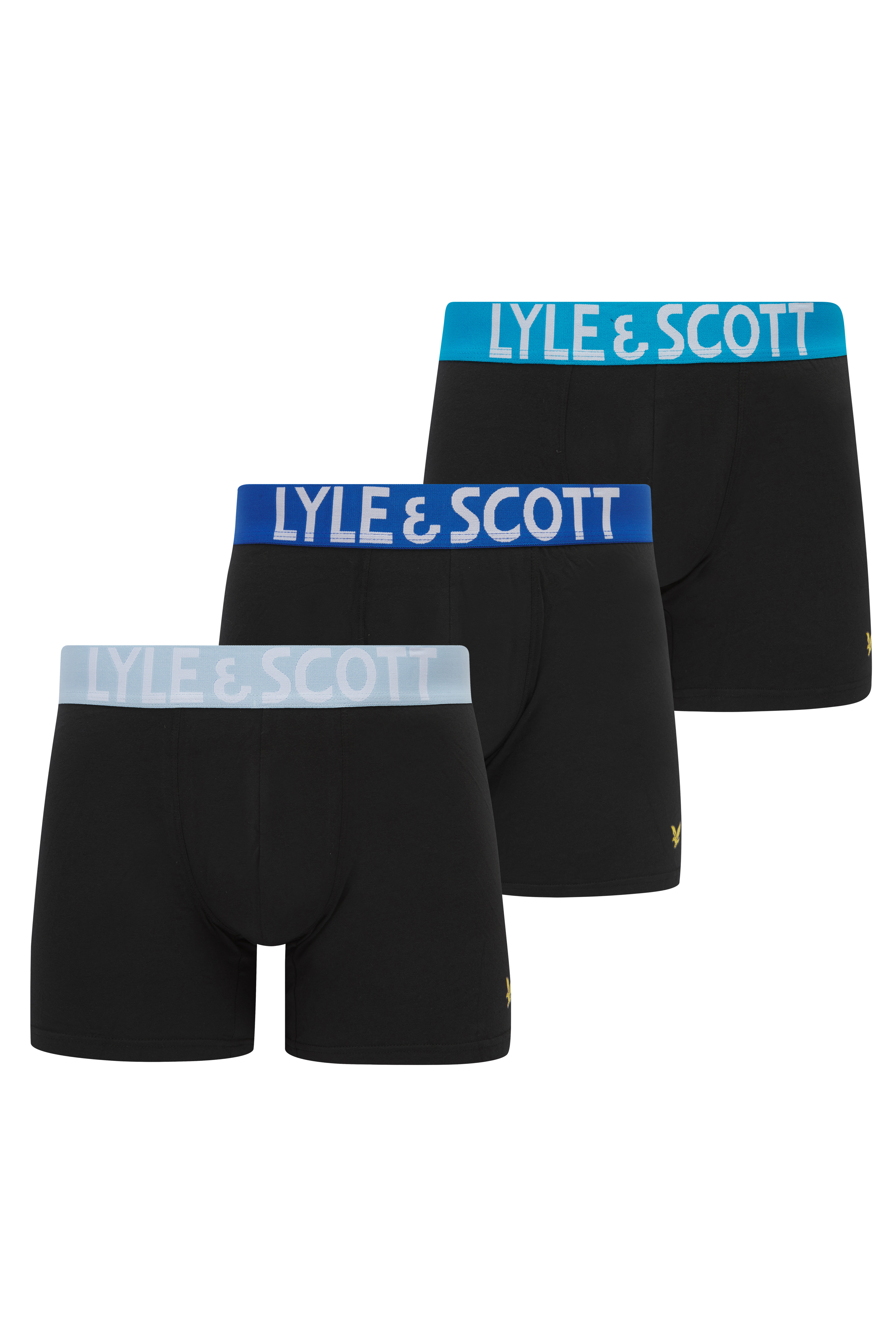 

Комплект трусов мужских Lyle&Scott DANIEL черных XL, Черный, DANIEL
