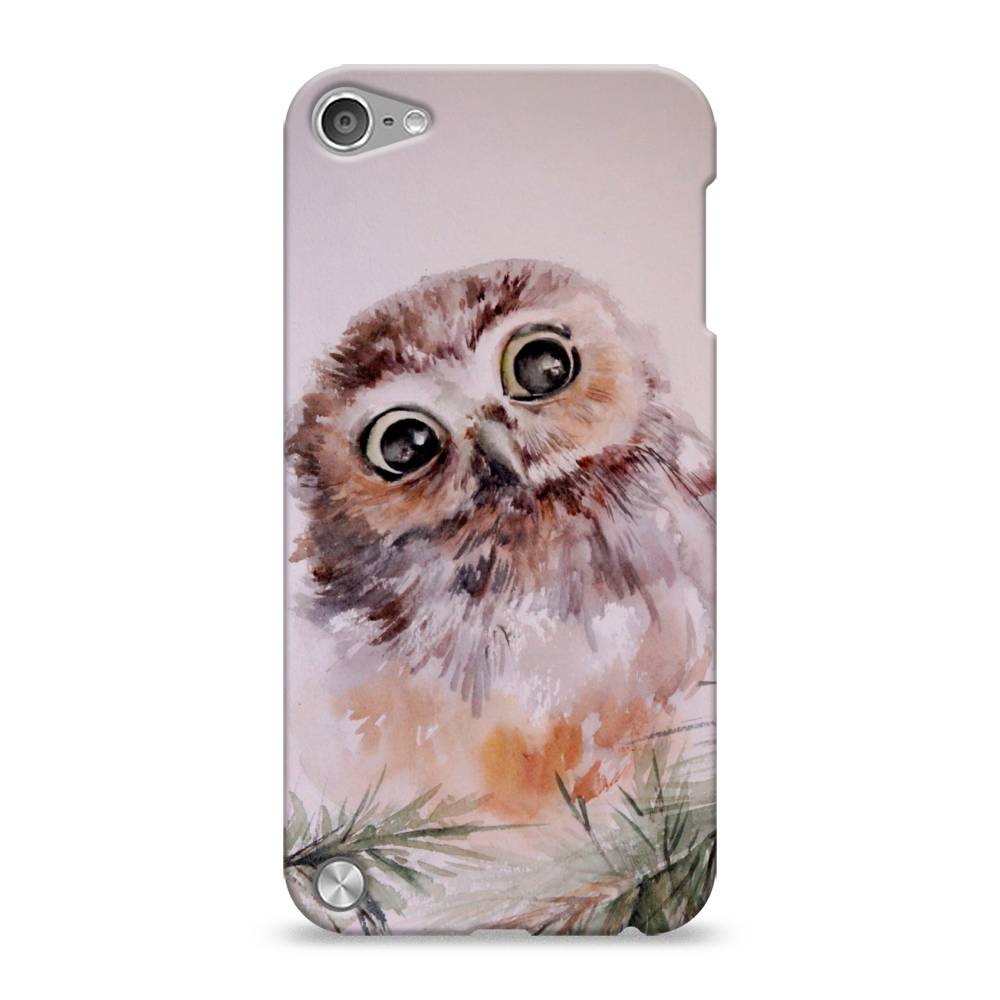 

Пластиковый чехол "Сова на розовом" на Apple iPod Touch, 11120-1