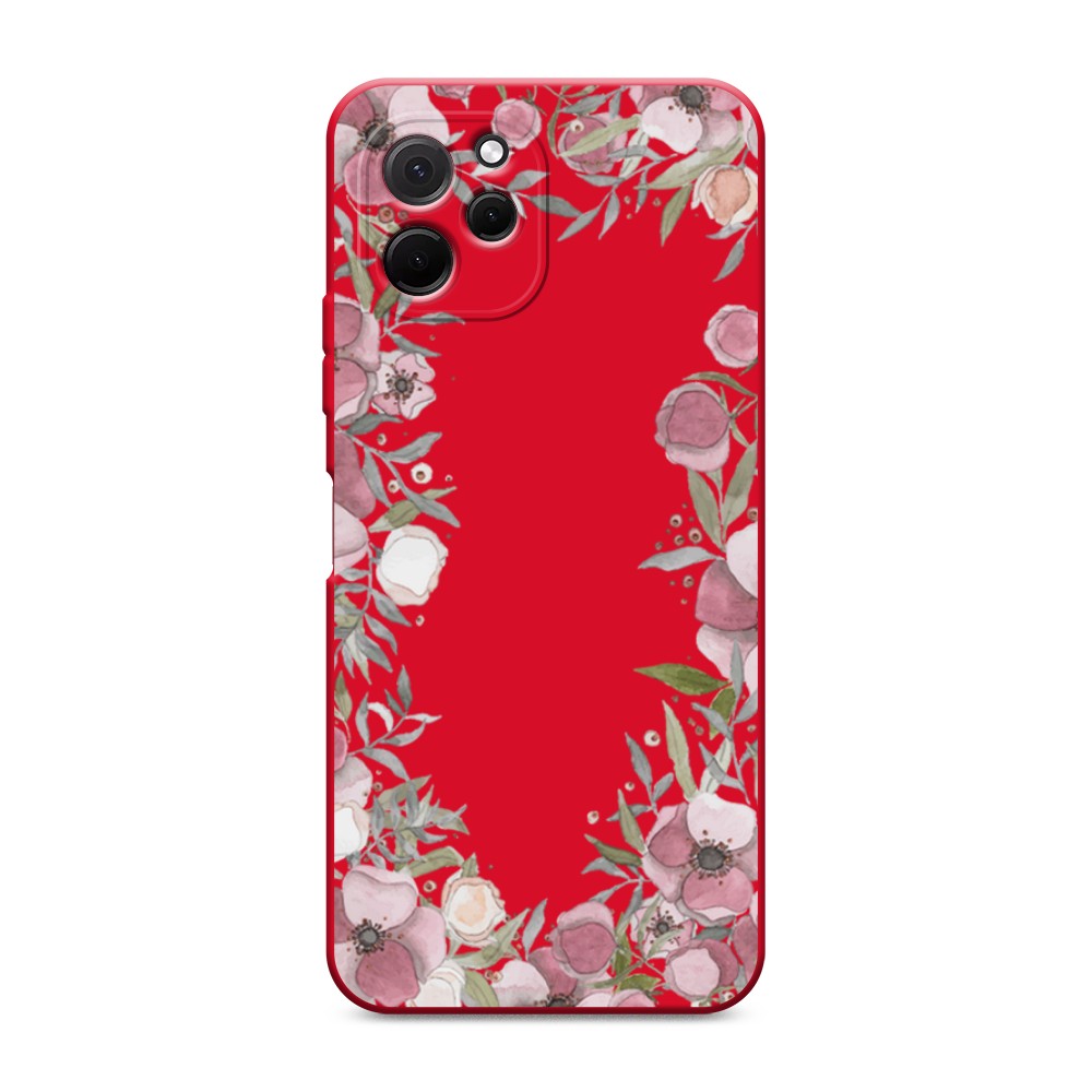 

Чехол Awog на HuaweI Nova Y61 "Розовая цветочная рамка", Розовый;зеленый, 6120053-1
