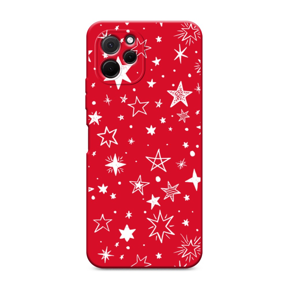 

Чехол Awog на HuaweI Nova Y61 "Звездочки графика белая", Прозрачный;белый, 6120053-1