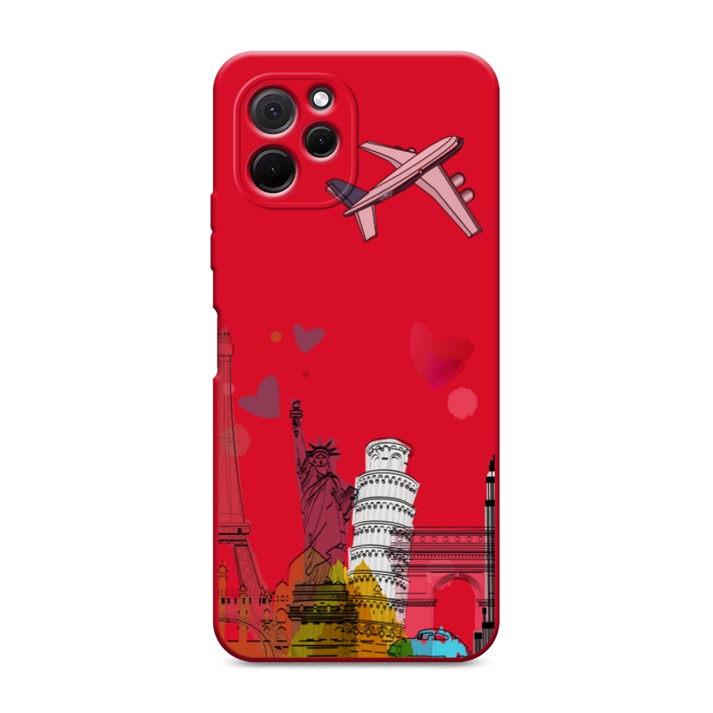 

Чехол Awog на HuaweI Nova Y61 "Самолет путешествий", Желтый, 6120053-1