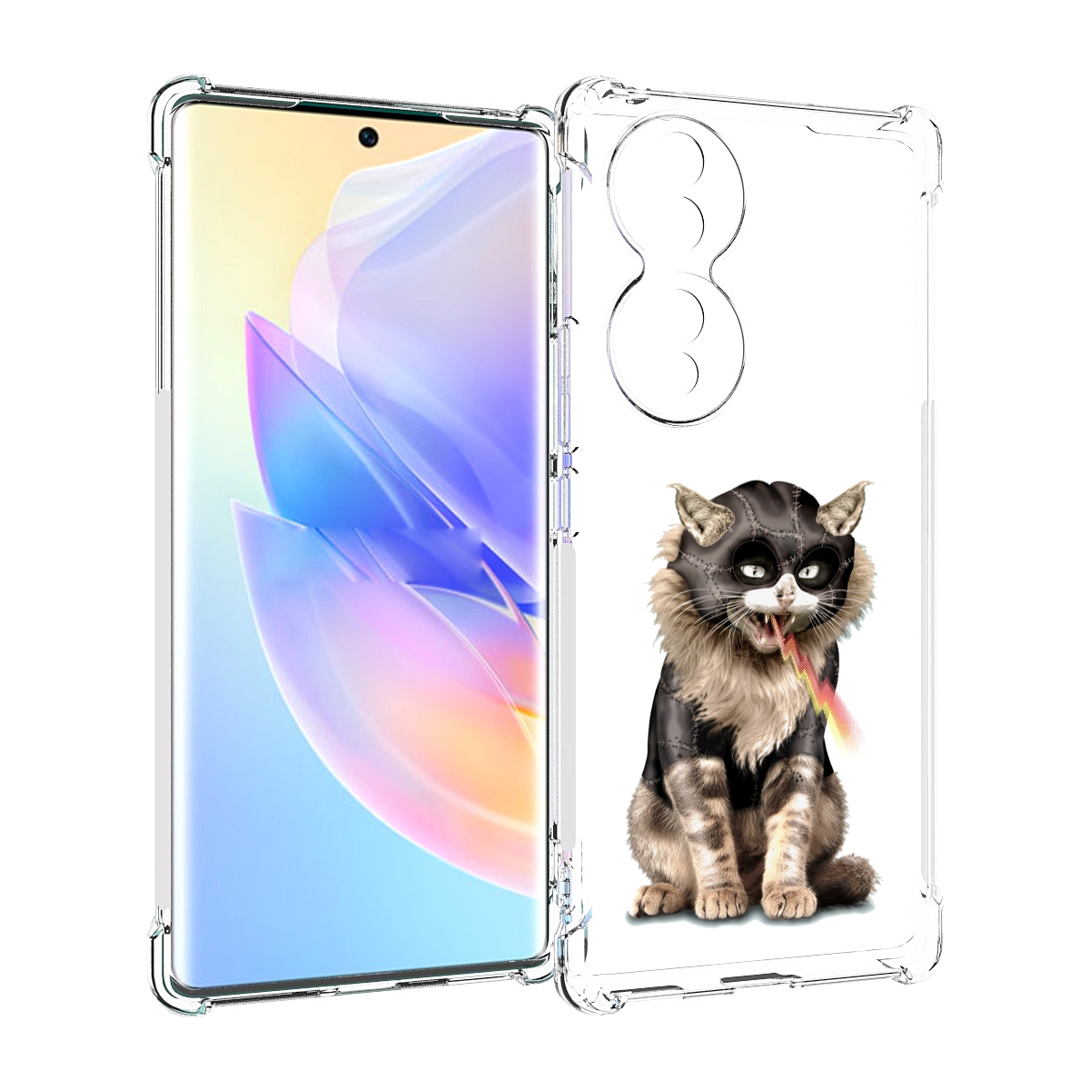 

Чехол MyPads дьяволский кот для Honor 70, Прозрачный, Tocco