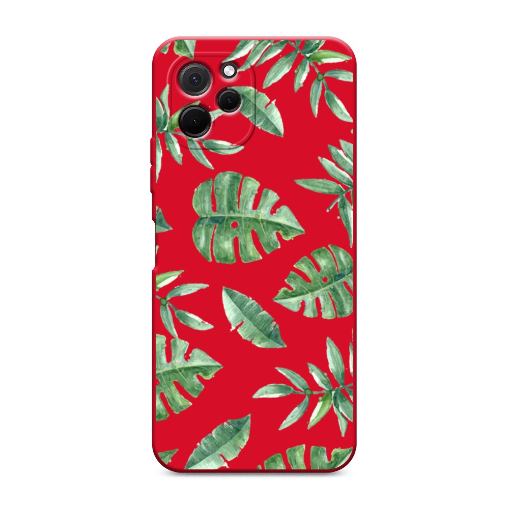 

Чехол Awog на HuaweI Nova Y61 "Нарисованные пальмовые листья", Зеленый, 6120053-1