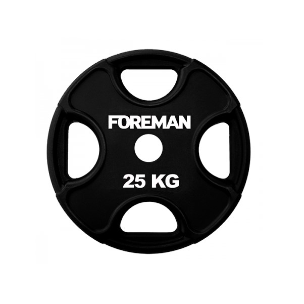 

Диск олимпийский Foreman PUR 25 кг черный