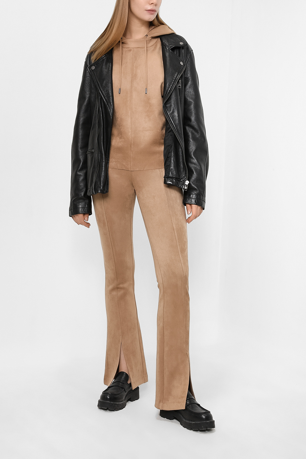 

Брюки женские Guess Jeans W2BB23 KAUJ2 коричневые XS, W2BB23 KAUJ2