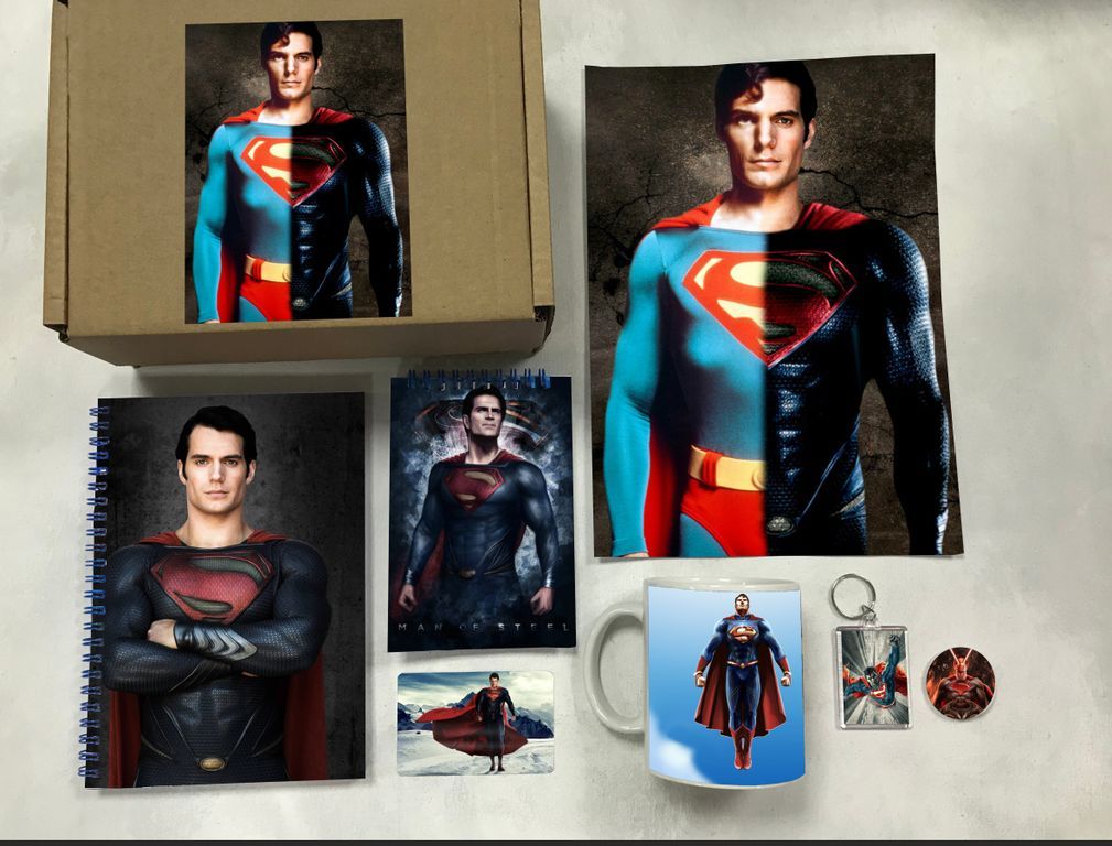 

Бокс с подарком Супермен, Superman - 6, 53504764-1, 7 предметов