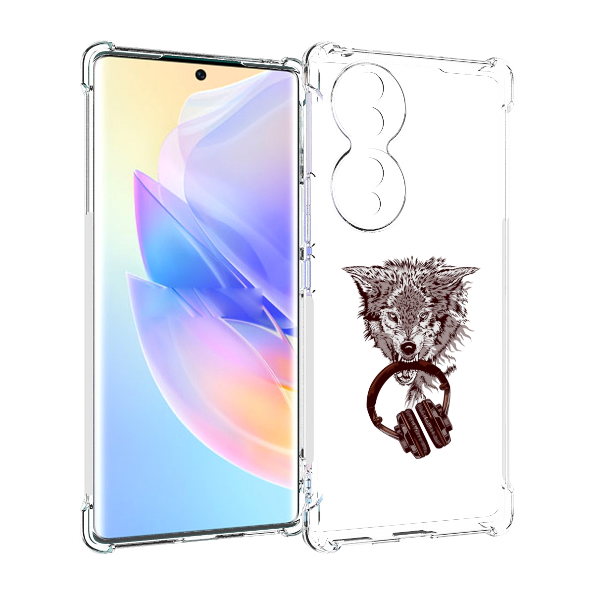 

Чехол MyPads дикий волк для Honor 70, Прозрачный, Tocco