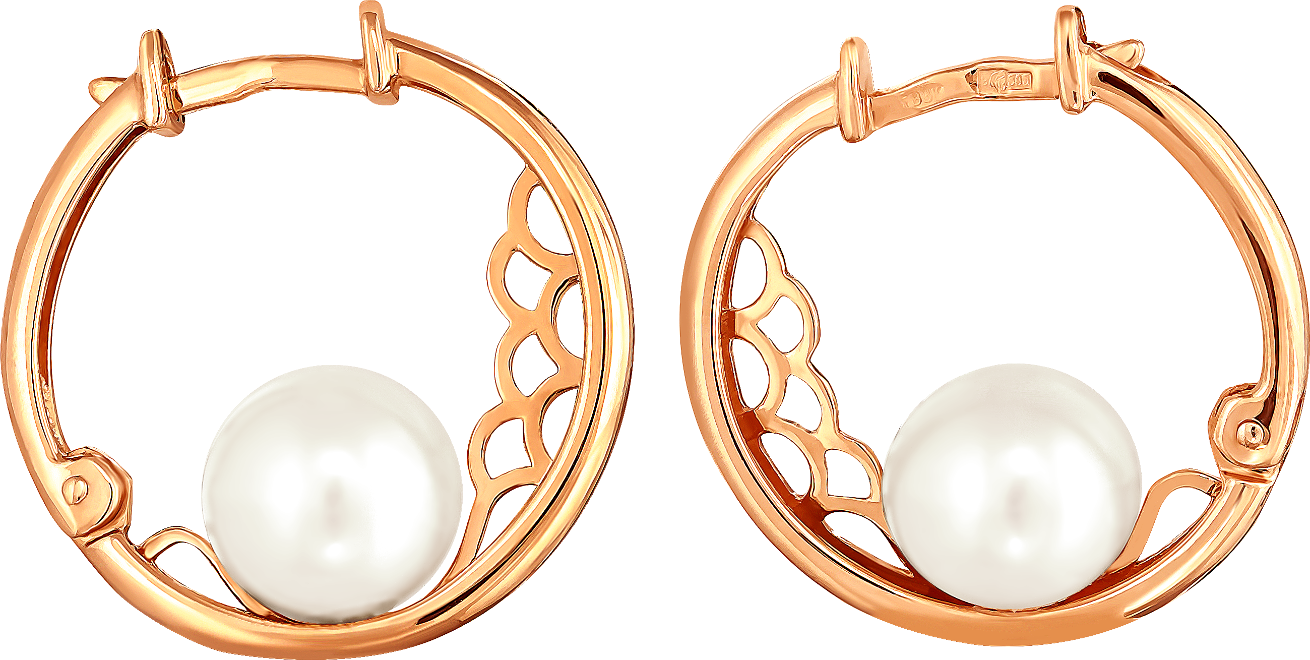 

Серьги женские из золота Примаэксклюзив 290-1-846Р, жемчуг, 290-1-846Р