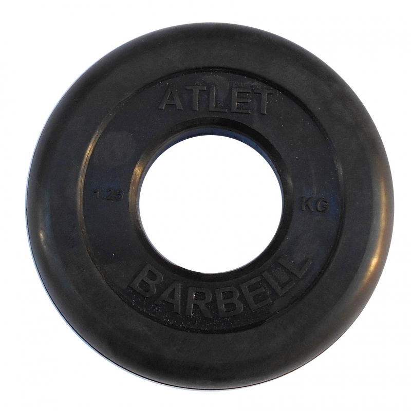 

Диск для штанги MB Barbell Atlet 1,25 кг, 51 мм черный, Atlet