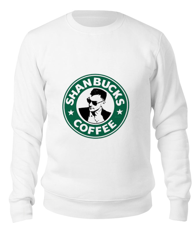 

Свитшот унисекс Printio Shanbucks coffee белый L, Shanbucks coffee