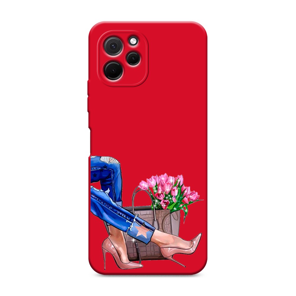 

Чехол Awog на HuaweI Nova Y61 "Каблучки", Синий, 6120053-1
