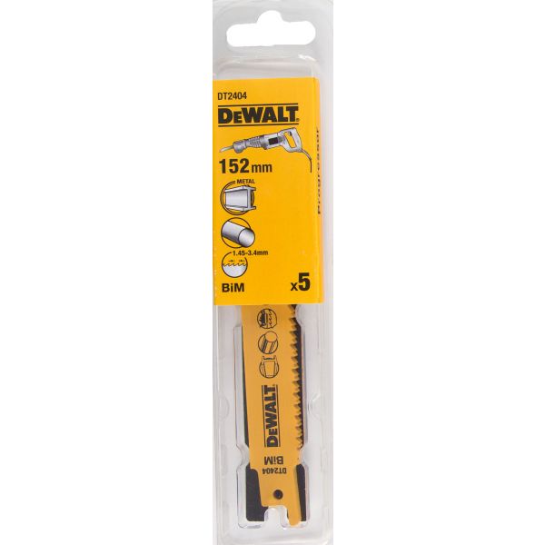 

Полотно DEWALT DT2404-QZ, Progressor по металлу биметалл., BiM, S123XF, 5 шт.