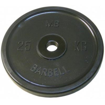 

Диск обрезиненный черный Евро-классик Barbell 25кг