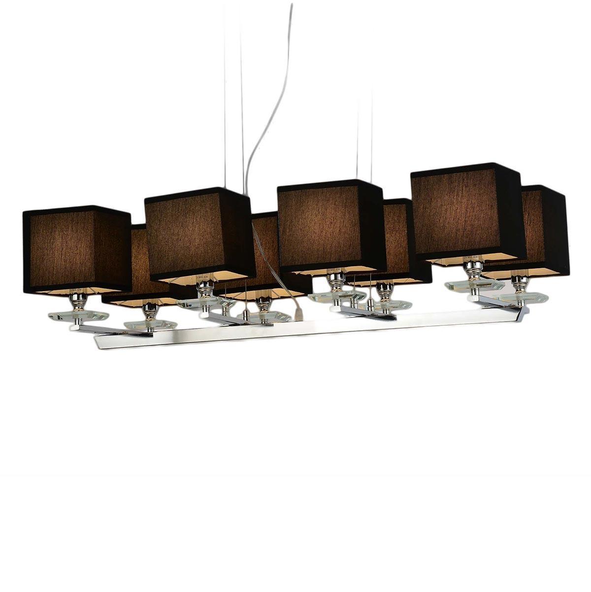 фото Подвесная люстра lumina deco fianelo ldp 1248-8 bk