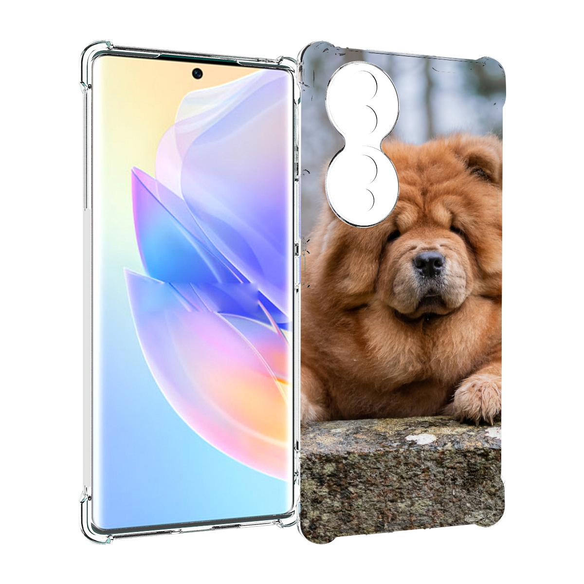 

Чехол MyPads чау чау для Honor 70, Прозрачный, Tocco