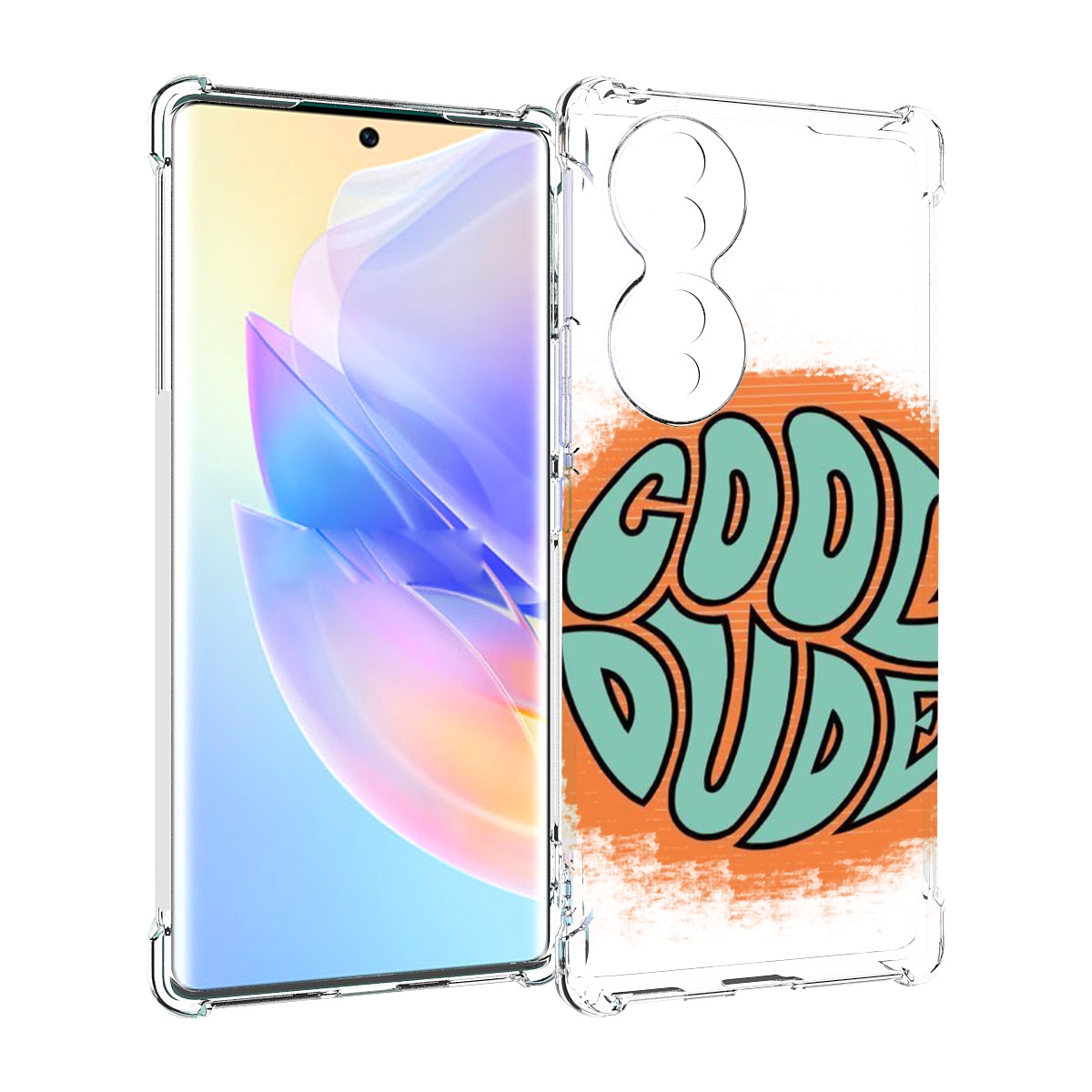

Чехол MyPads хороший приятель для Honor 70, Прозрачный, Tocco