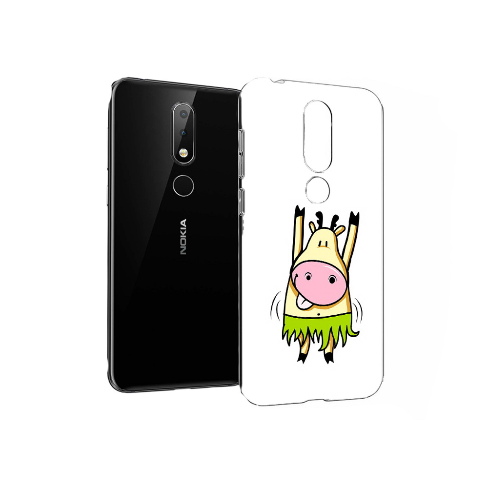 

Чехол MyPads Tocco для Nokia X6 Веселая корова (PT115295.99.42), Прозрачный, Tocco