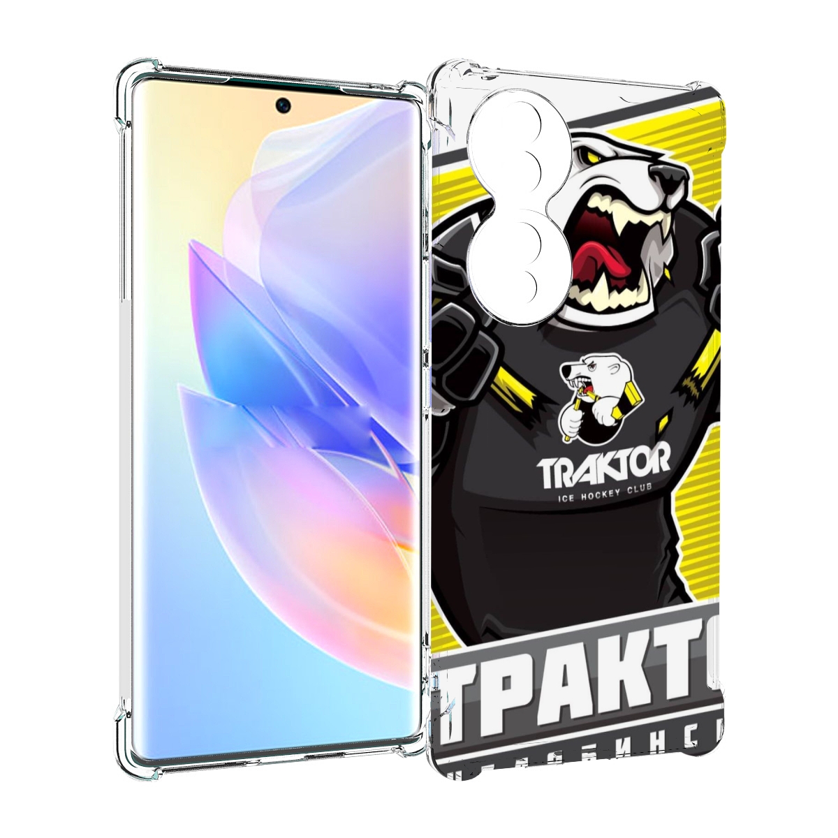 

Чехол MyPads хк трактор челябинск для Honor 70, Прозрачный, Tocco