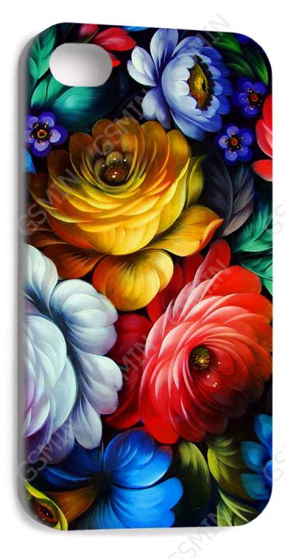 

Чехол NoBrand для Apple iPhone 4 Дизайн 159, Белый