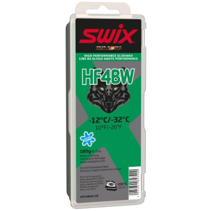 

Парафин высокофтористый SWIX HF4BWX Black (-12°С -32°С) 180 г., HF4BWX Black