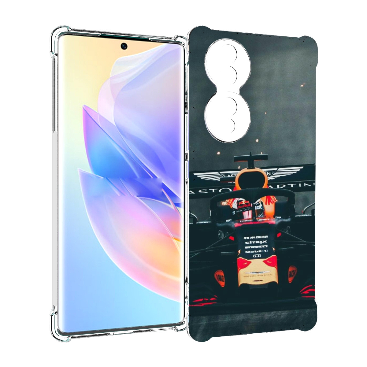 

Чехол MyPads формула 1 астон мартин для Honor 70, Прозрачный, Tocco