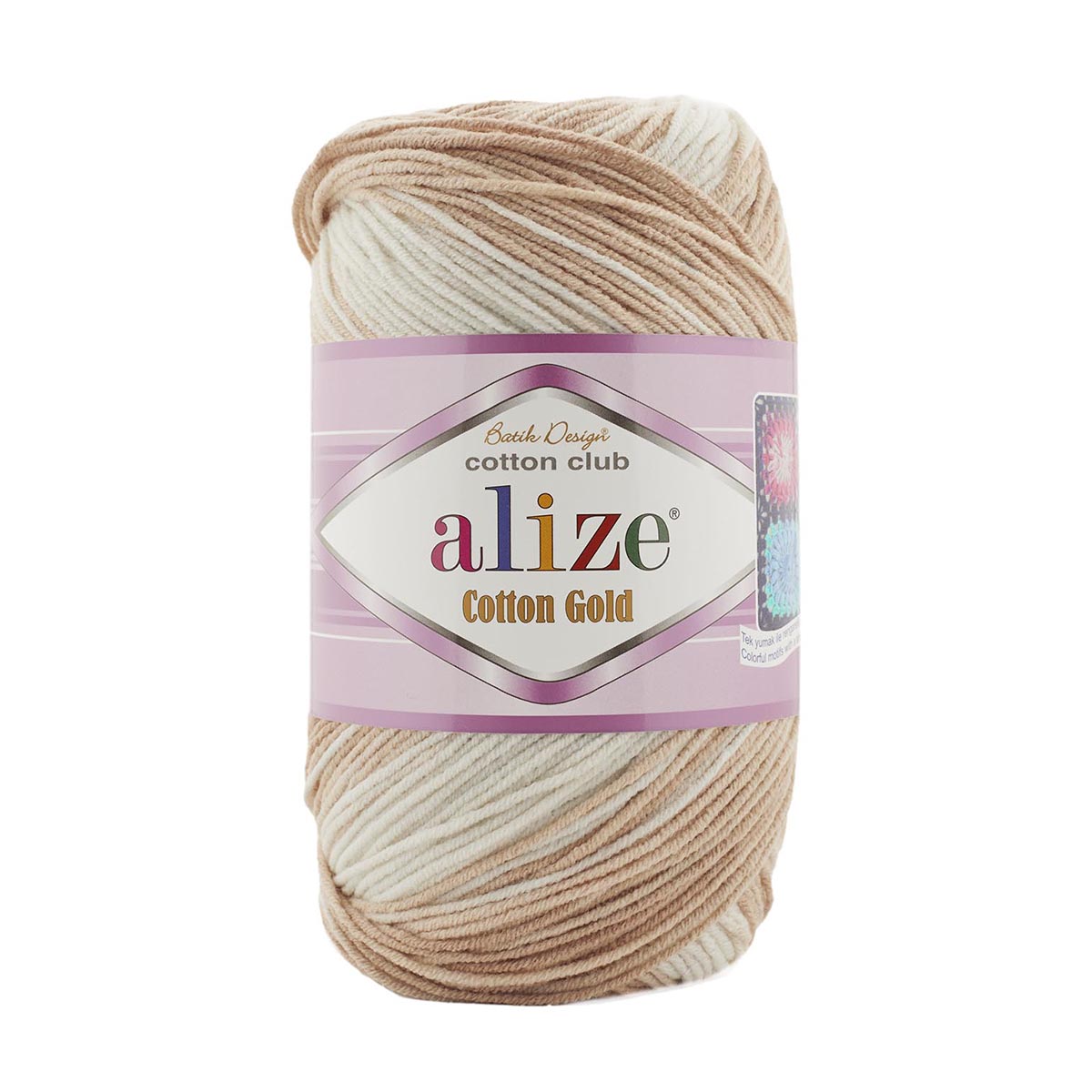 

Пряжа ALIZE COTTON GOLD BATIK 330м (55% Хлопок - 45% Акрил) (7798 секционный)