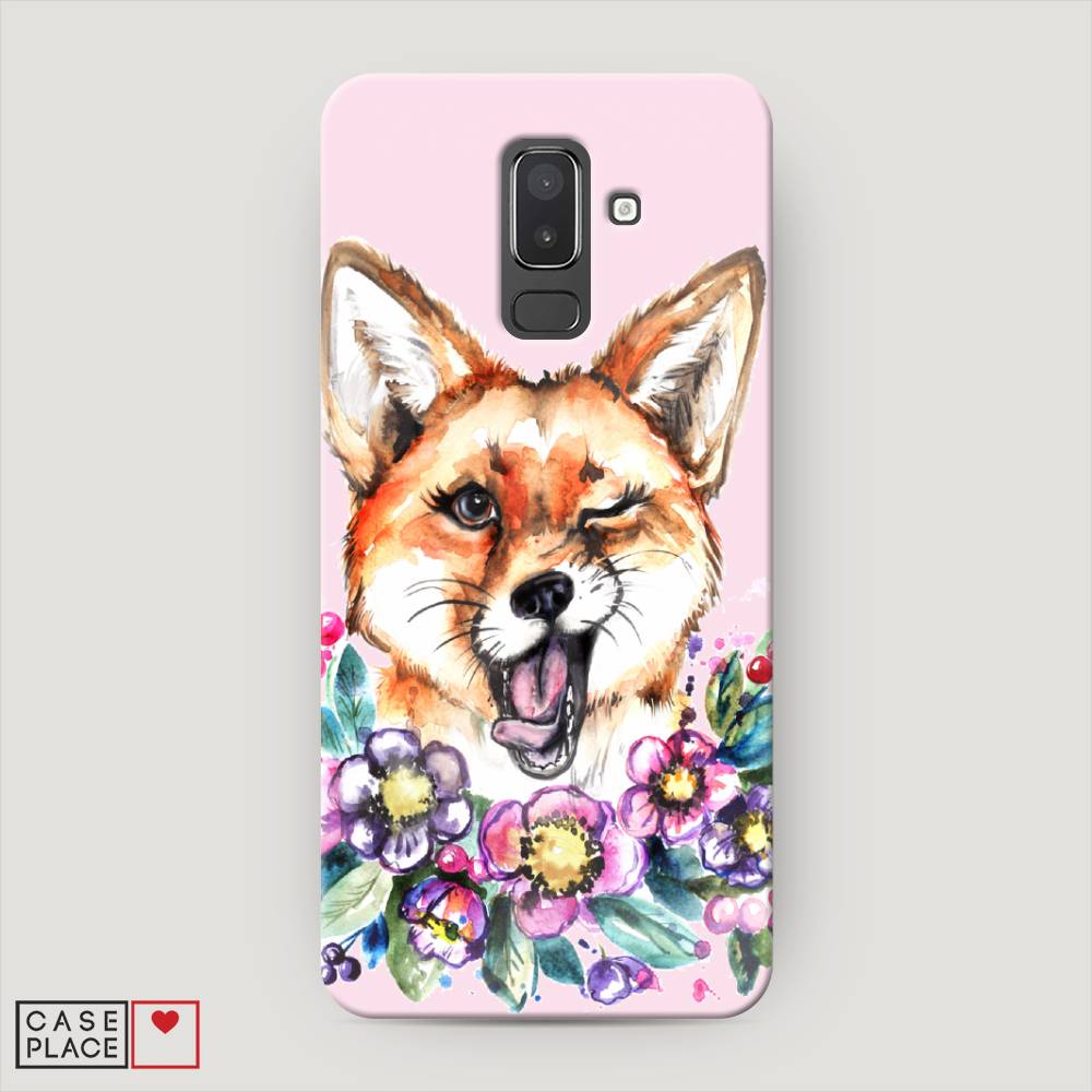 

Чехол Awog "Подмигивающая лиса" для Samsung Galaxy J8