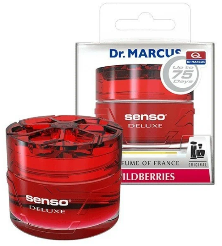 

Ароматизатор Dr Marcus Senso Deluxe Windberries Гелевый Dr. Marcus DM267box, Красный