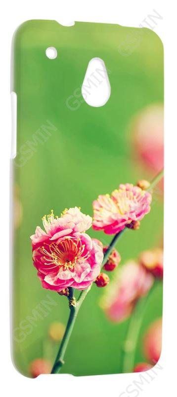 

Чехол NoBrand для HTC One Mini Дизайн 72, Белый