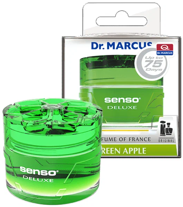 

Ароматизатор Dr Marcus Senso Deluxe Apple Гелевый Dr. Marcus DM280box, Зеленый