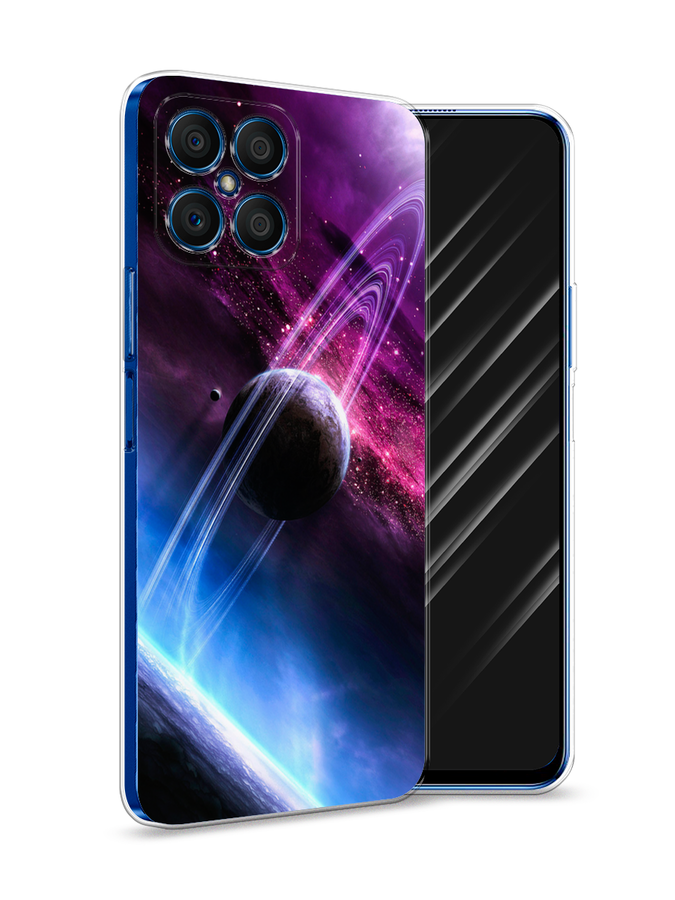 

Чехол Awog на Honor X8 "Космос 17", Черный;фиолетовый, 6107650-4