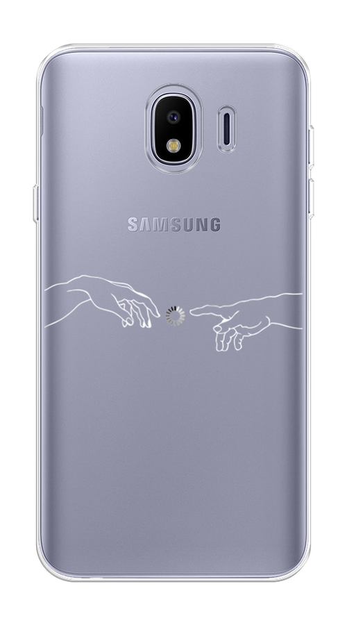 

Чехол Awog на Samsung Galaxy J4 "Загрузка творения", Белый;серый;прозрачный, 26450-10