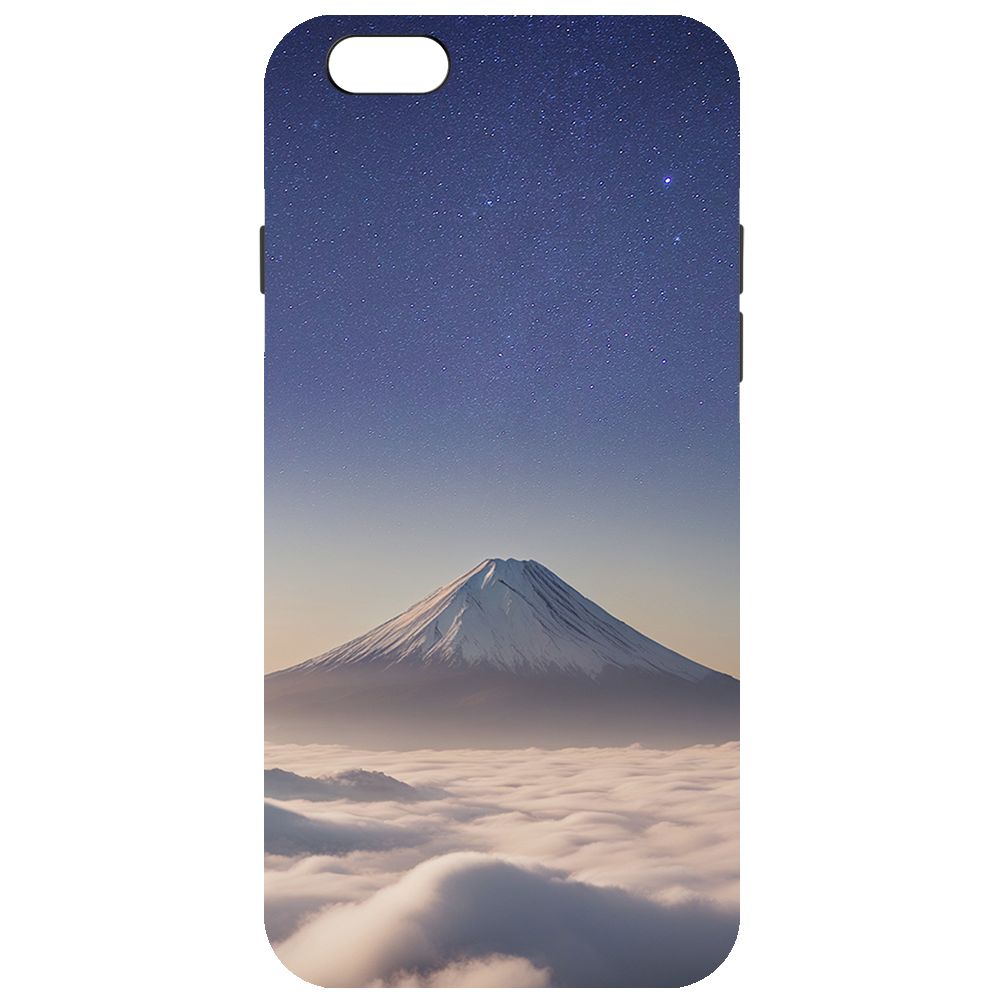 

Чехол-накладка Krutoff Soft Case Япония, Фудзияма для iPhone 6 Plus6s Plus черный