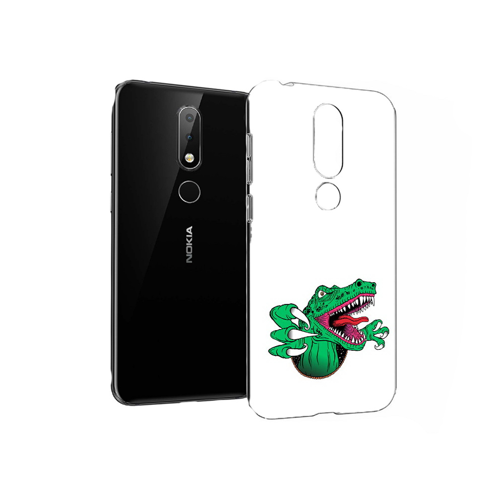 

Чехол MyPads Tocco для Nokia X6 крокодил (PT115295.99.417), Прозрачный, Tocco